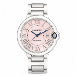 Cartier Ballon Bleu De 36MM W6920033 Pink Dial Watch